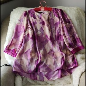 Alfani purple blouse